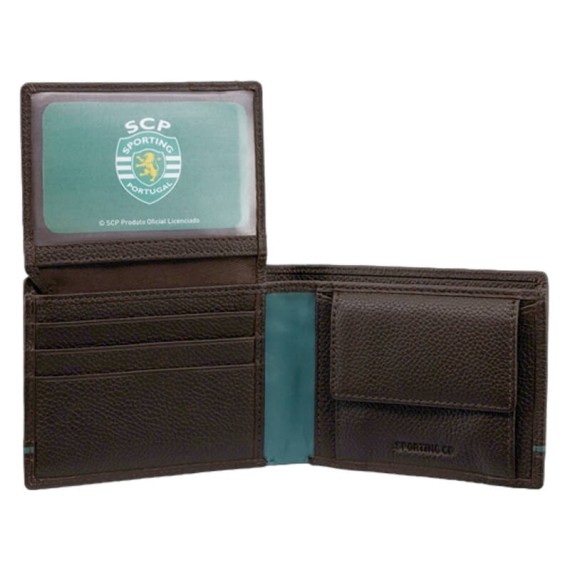 Carteira de Documentos para 6CC RFID SPORTING 3185 Castanha | Ref. 254.SCP3185C Carteira de Documentos para 6CC RFID SPORTING 3185 Castanha | Ref. 254.SCP3185C