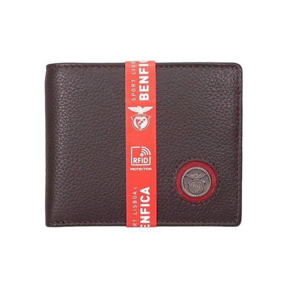 Carteira de Documentos para 9CC RFID BENFICA 1183 Castanha | Ref. 254.SLB1183C