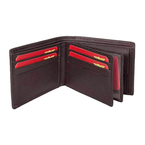 Carteira de Homem para 9CC RFID BENFICA 1182 Castanha | Ref. 254.SLB1182C