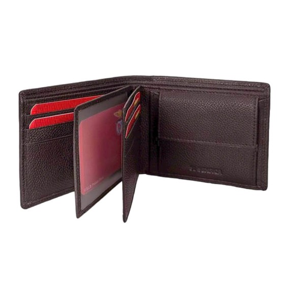 Carteira de Homem para 9CC RFID BENFICA 1182 Castanha | Ref. 254.SLB1182C