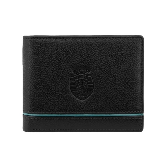 Carteira de Homem para 9CC RFID SPORTING 3182 Preta | Ref. 254.SCP3182P