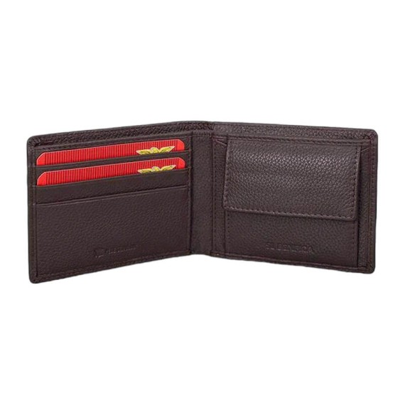 Carteira de Homem RFID BENFICA 1181 Castanha | Ref. 254.SLB1181C