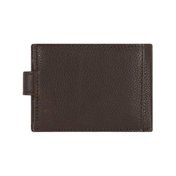 Carteira Pequena c/ Presilha RFID BENFICA 1186 Castanha | Ref. 254.SLB1186C