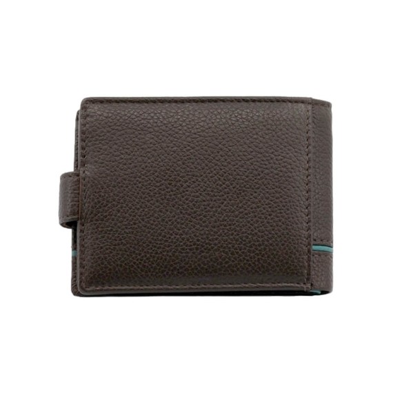 Carteira Pequena c/ Presilha RFID SPORTING 3186 Castanha | Ref. 254.SCP3186C