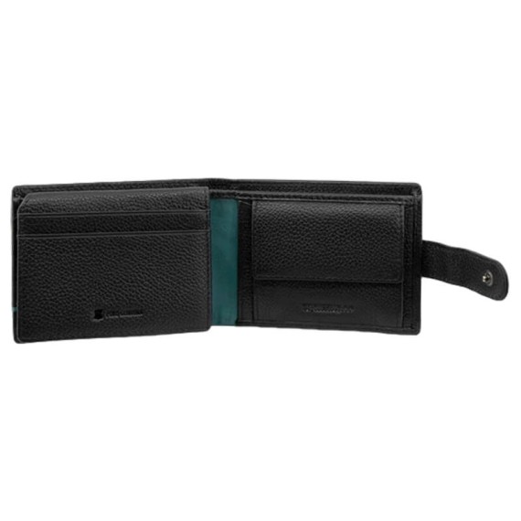 Carteira Pequena c/ Presilha RFID SPORTING 3186 Preta | Ref. 254.SCP3186P