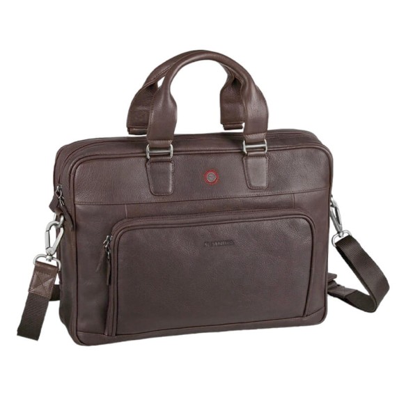 Pasta para Portátil BENFICA 1191 Castanha | Ref. 254.SLB1191C