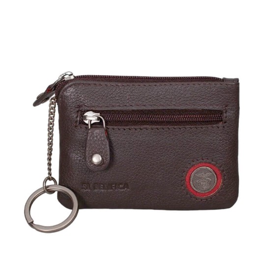Porta-Moedas c/ Anel para Chaves BENFICA 1188 Castanho | Ref. 254.SLB1188C