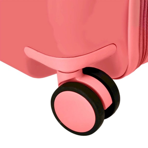 Mala de Viagem Infantil ABS 4 Rodas Minnie LOVING LIFE Coral | Ref. 186.4729821