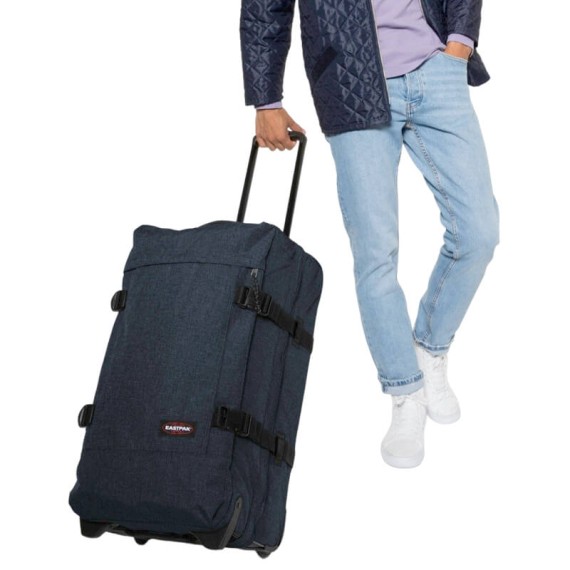 Mala de Viagem / Trolley Médio 67cm 2R Eastpak TRANVERZ M Triple Denim | Ref. 267.62L26W