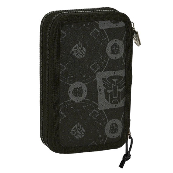 Estojo Escolar Duplo 28 Peças TRANSFORMERS Preta | Ref. 248.412205854