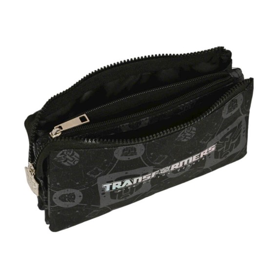 Estojo Escolar Triplo TRANSFORMERS Preto | Ref. 248.812205744