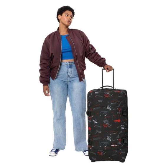 Mala de Viagem / Trolley Grande 79cm 2R Eastpak TRANVERZ L Tags Black | Ref. 267.63L2E7
