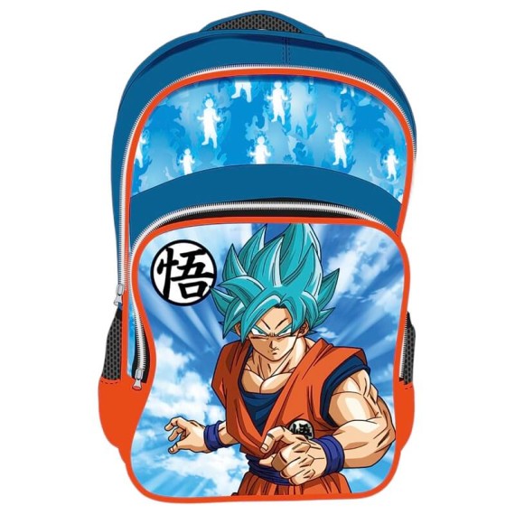Mochila Escolar Adap. 42cm 2C DRAGON BALL Azul | Ref. 248.DB23-0138 Mochila Escolar Adap. 42cm 2C DRAGON BALL Azul | Ref. 248.DB23-0138