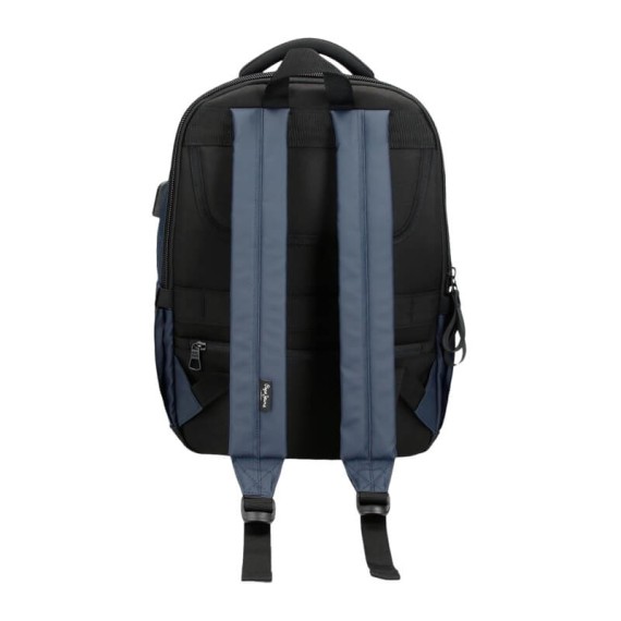Mochila para Portátil 15.6” 2C Adap. Pepe Jeans HOXTON Azul Marinho | Ref. 186.7342332