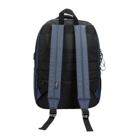 Mochila para Portátil 15.6” Adap. 3C Pepe Jeans HOXTON Azul Marinho | Ref. 186.7342832