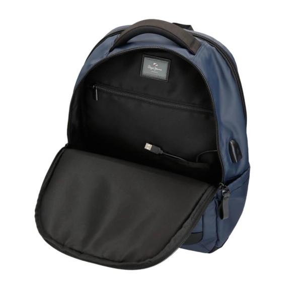 Mochila para Portátil 15.6” Adap. 3C Pepe Jeans HOXTON Azul Marinho | Ref. 186.7342832