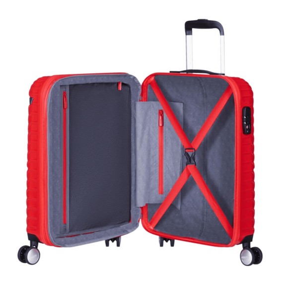 American Tourister Mala de Cabine 55cm 4R Exp. MICKEY CLOUDS Vermelha | Ref. 9259C00100