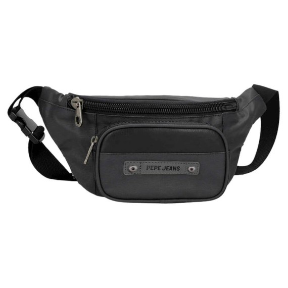 Bolsa de Cintura c/ Bolso Frontal PEPE JEANS Hatfield Preta | Ref. 186.7777131