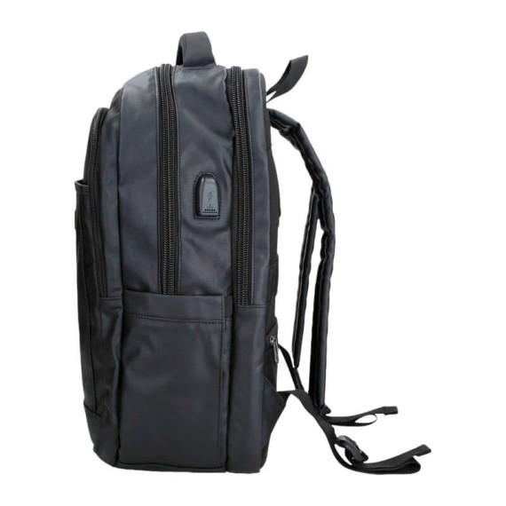 Mochila 2C. para Portátil 15.6” Adapt. Pepe Jeans HATFIELD Preta | Ref. 186.7772731