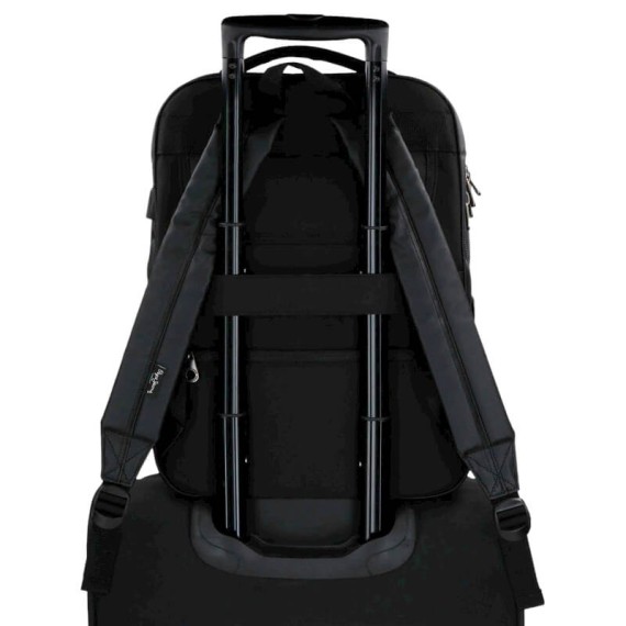 Mochila 2C. para Portátil 15.6” Adapt. Pepe Jeans HATFIELD Preta | Ref. 186.7772731