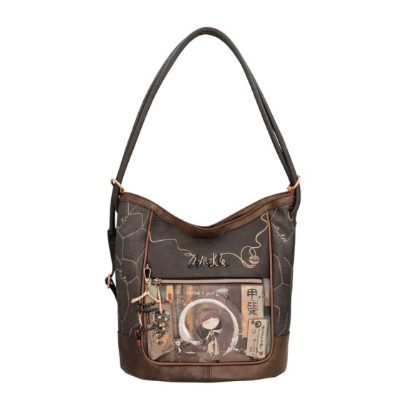 Anekke Mala / Mochila de Senhora SHÕEN Castanha | Ref. 280.37705-172