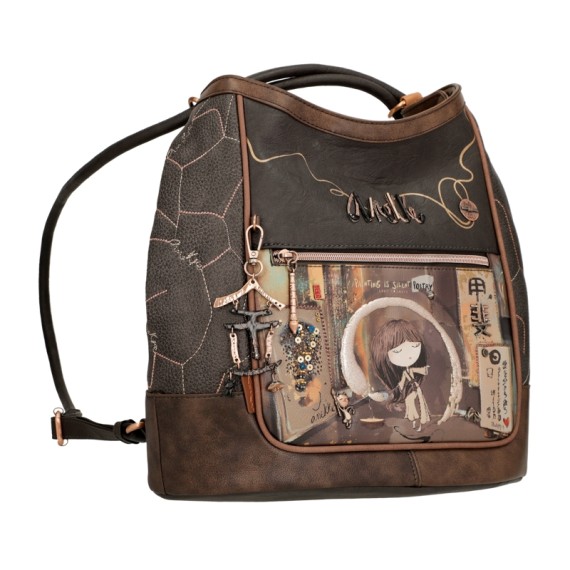 Anekke Mala / Mochila de Senhora SHÕEN Castanha | Ref. 280.37705-172