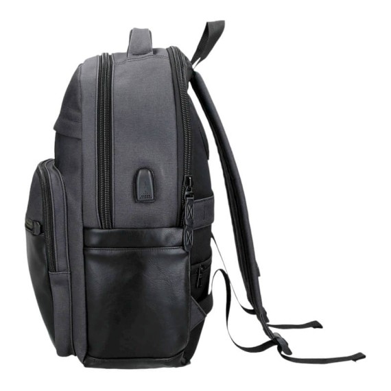 Mochila para Portátil 15.6” e Tablet 2C. Pepe Jeans GRAYS Preta | Ref. 186.7792531