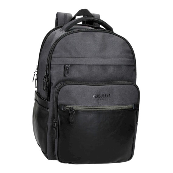 Mochila para Portátil 15.6” e Tablet 2C. Pepe Jeans GRAYS Preta | Ref. 186.7792531