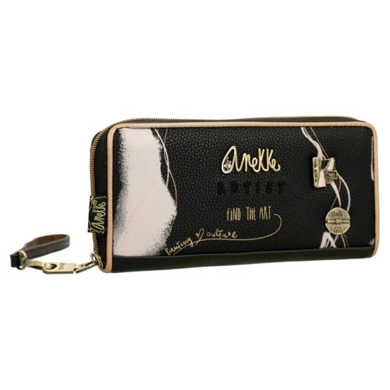 Anekke Carteira Grande Estampada RFID Nature Edition SHODŌ Preta | Ref. 280.37779-908