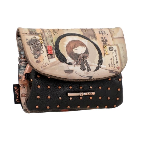 Anekke Porta-Moedas Envelope SHÕEN Preto | Ref. 280.37719-016