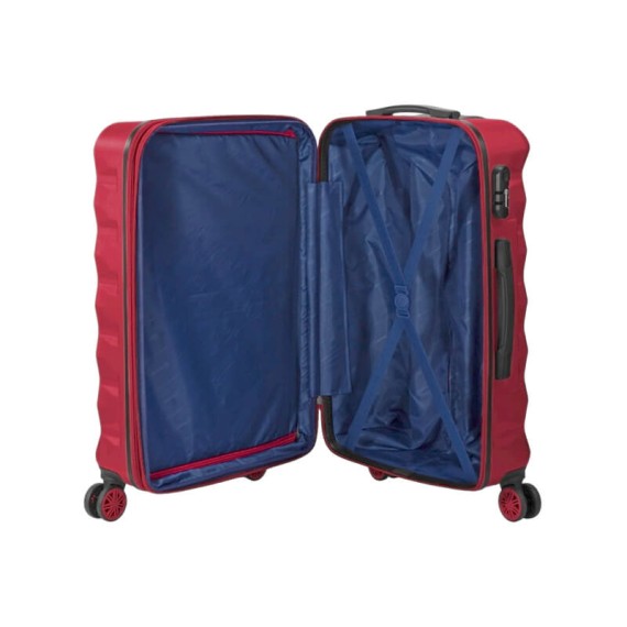 Benzi Mala de Viagem / Trolley Grande 75cm 4 Rodas Exp. BZ5692 Vermelha | Ref. 288.BZ5692VM-C