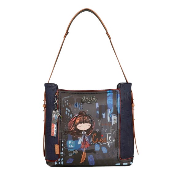 Anekke Mala de Ombro Grande CONTEMPORARY Azul Escuro | Ref. 280.37802-213