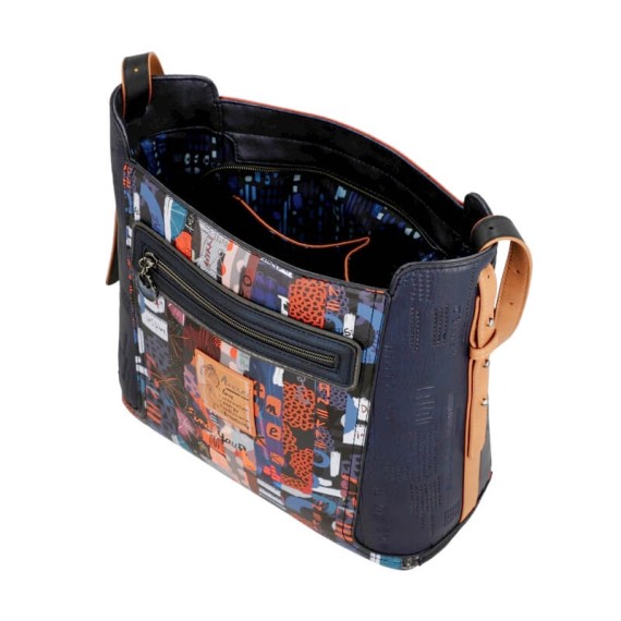 Anekke Mala de Ombro Grande CONTEMPORARY Azul Escuro | Ref. 280.37802-213