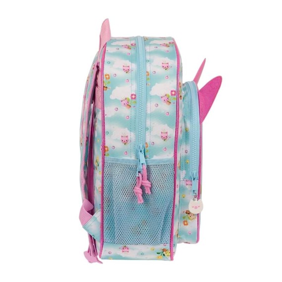 Mochila Infantil Adap. 34cm Gabby’s Dollhouse Turquesa | Ref. 339.612327185