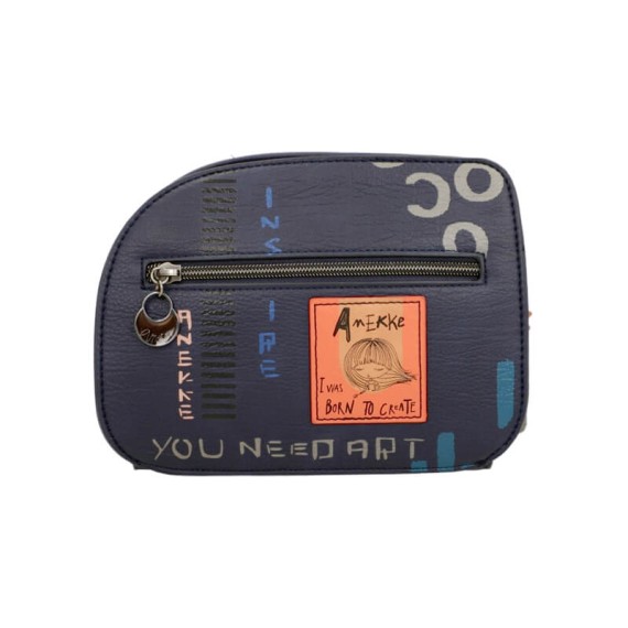 Anekke Mala de Ombro Geométrica CONTEMPORARY Azul Escuro | Ref. 280.37803-274