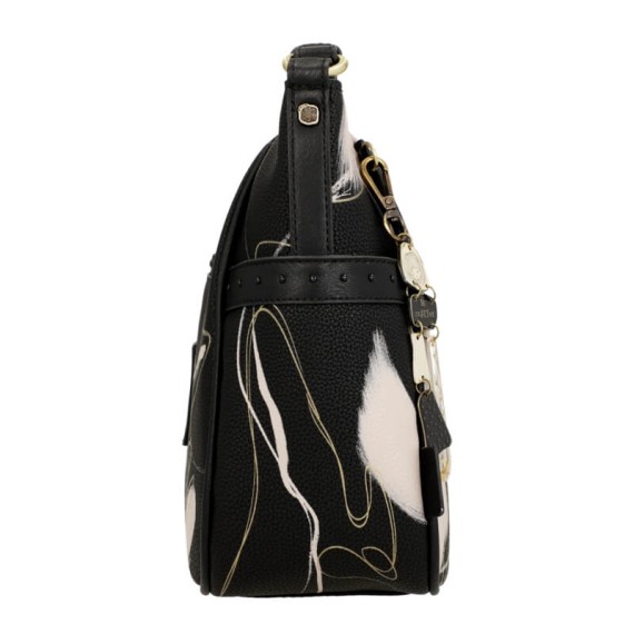 Anekke Mala de Tiracolo Média Nature Edition SHODŌ Preta | Ref. 280.37773-002 Anekke Mala de Tiracolo Média Nature Edition SHODŌ Preta | Ref. 280.37773-002