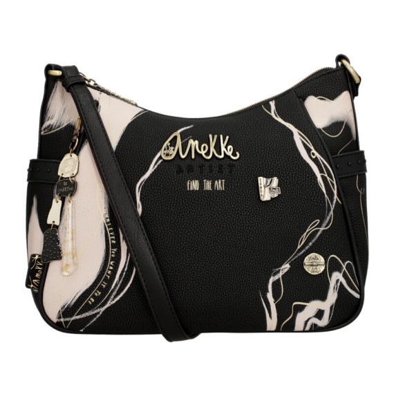 Anekke Mala de Tiracolo Média Nature Edition SHODŌ Preta | Ref. 280.37773-002 Anekke Mala de Tiracolo Média Nature Edition SHODŌ Preta | Ref. 280.37773-002