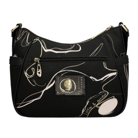 Anekke Mala de Tiracolo Média Nature Edition SHODŌ Preta | Ref. 280.37773-002 Anekke Mala de Tiracolo Média Nature Edition SHODŌ Preta | Ref. 280.37773-002