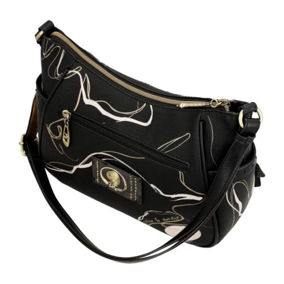 Anekke Mala de Tiracolo Média Nature Edition SHODŌ Preta | Ref. 280.37773-002 Anekke Mala de Tiracolo Média Nature Edition SHODŌ Preta | Ref. 280.37773-002