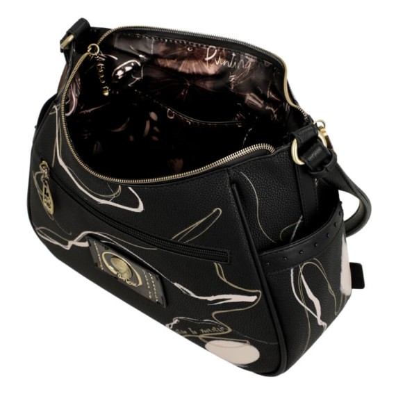 Anekke Mala de Tiracolo Média Nature Edition SHODŌ Preta | Ref. 280.37773-002 Anekke Mala de Tiracolo Média Nature Edition SHODŌ Preta | Ref. 280.37773-002