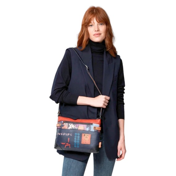 Anekke Mala de Tiracolo para Senhora CONTEMPORARY Azul Escuro | Ref. 280.37803-701