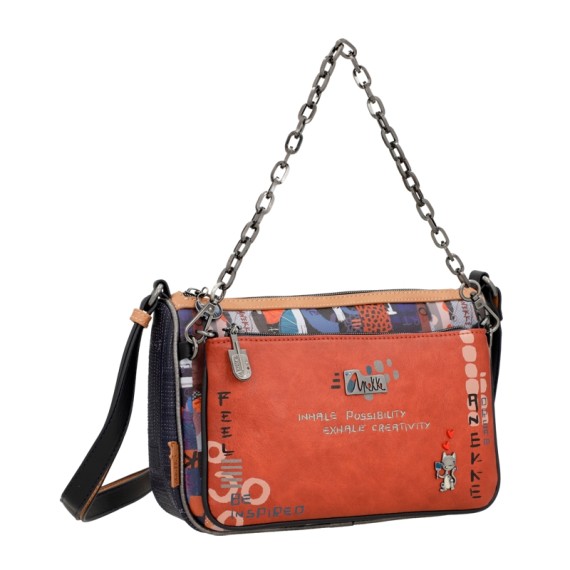 Anekke Bolsa de Tiracolo 3 em 1 KYOMU Azul Marinho | Ref. 280.37813-265