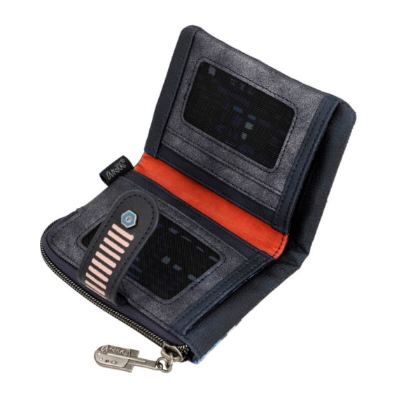 Anekke Carteira Pequena Flexível RFID CONTEMPORARY Azul Escuro | Ref. 280.37809-910