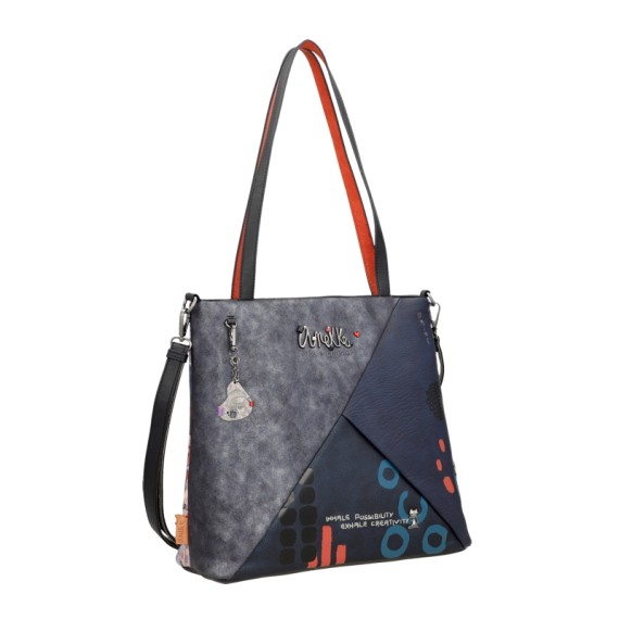 Anekke Mala de Ombro ORIGAMI Azul Marinho | Ref. 280.37812-214
