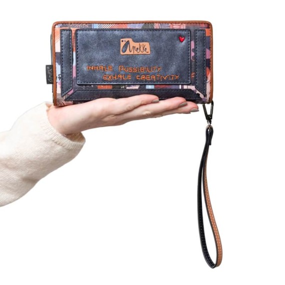 Anekke Carteira Grande RFID NAGARE Azul Marinho | Ref. 280.37819-901