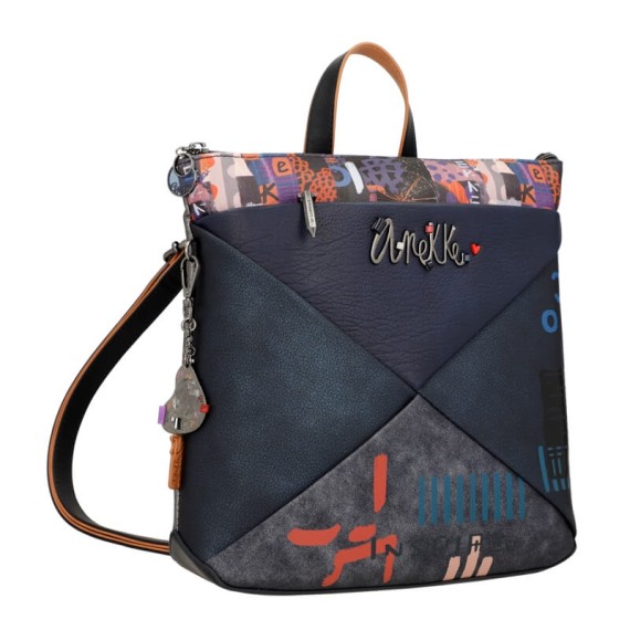Anekke Mochila de Senhora ORIGAMI Azul Marinho | Ref. 280.37815-233