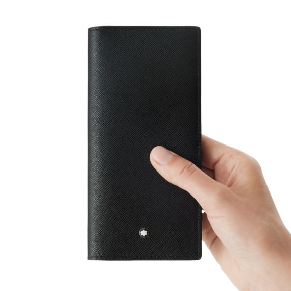 Porta-Cartões Vertical 15CC Montblanc SARTORIAL Preto | Ref. 238.130320