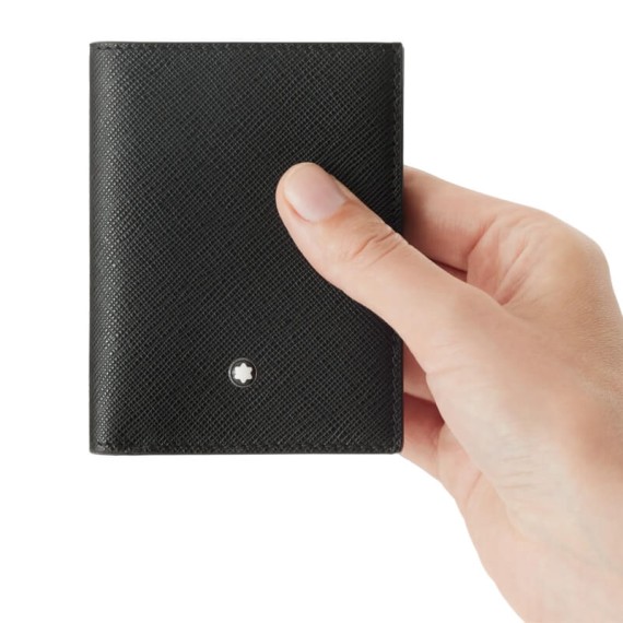 Porta-Cartões Vertical 4CC Mini Montblanc SARTORIAL Preto | Ref. 238.130321