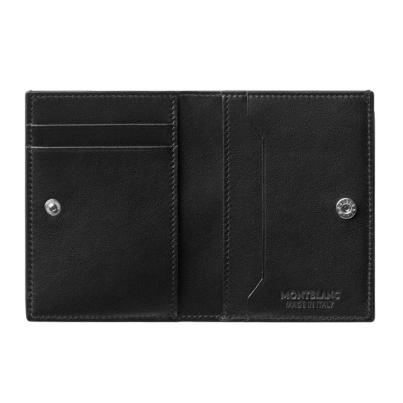 Carteira Mini Vertical 4CC Montblanc MEISTERISTÜCK 4810 Preta | Ref. 238.130924