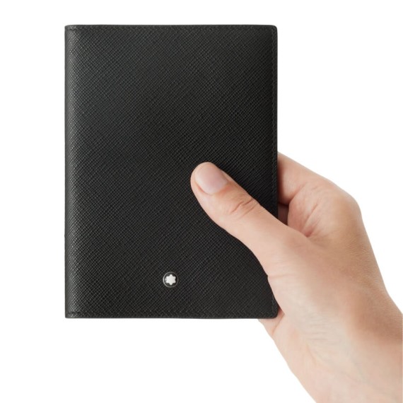 Porta-Passaporte 2CC Montblanc SARTORIAL Preto | Ref. 238.130746